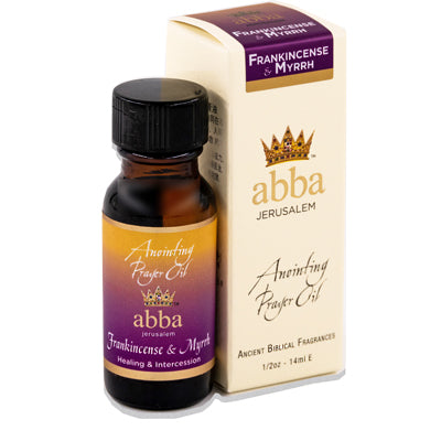 Abba Oil Anointing Oil "Pray for The Peace" Frankincense and Myrrh  (1/2 oz.)