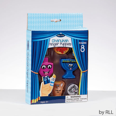 Chanukah Vinyl Finger Puppets ITEM TY-PUP-HAN-8