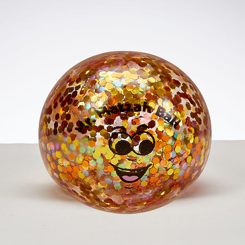 Passover Squish Matzah Ball Filled With Metallic Glitter Item TYPPN-9