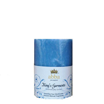 Abba Oil Pillar Candle King's Garment 3 x 4