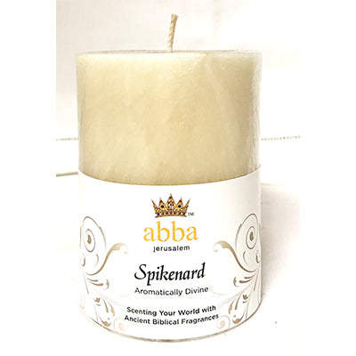 Abba Oil Pillar Candle Spikenard 3 x 4