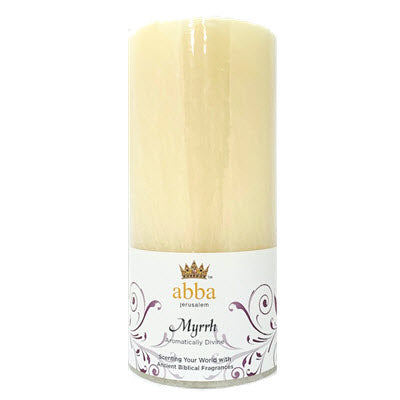 Abba Oil Pillar Candle Myrrh 3 x 4