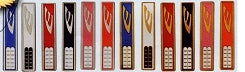 Car Mezuzah CM-49  Multiple colors