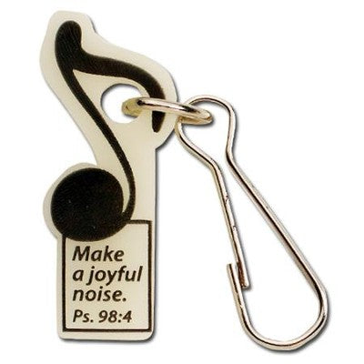 Zipper Pull Make a Joyful Noise--Glow-in-the-Dark