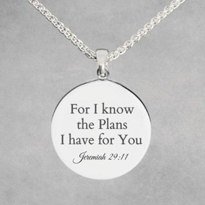 Necklace For I Know the Plans I Have for You