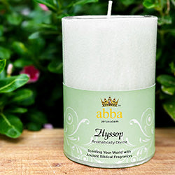 Abba Oil Pillar Candle Hyssop 3 x 41/4