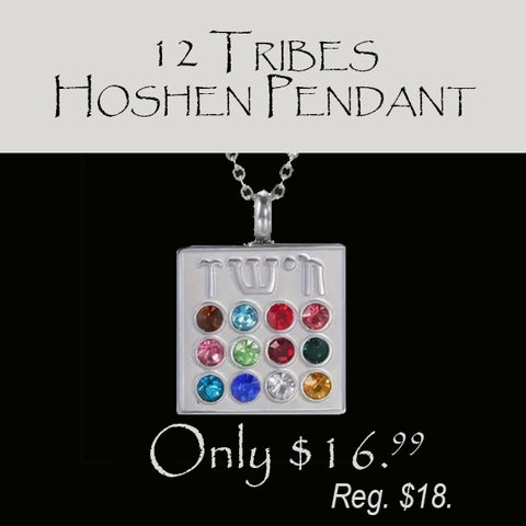 Necklace Hoshen Twelve Tribes Breastplate Silver