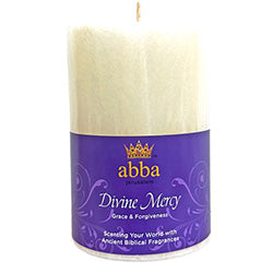 Abba Oil Candle Divine Mercy Grace & Forgiveness 4" Pillar
