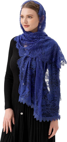 Scarf shawl Pamor Spanish Lace Floral Wrap Shawl