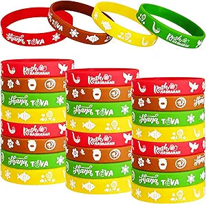 Rosh Hashanah Silicone Wristbands