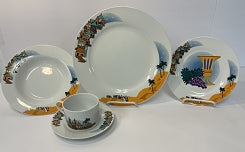 Passover Dishes 40 Piece Porcelain Passover Serving Set DS-40