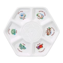 Passover Seder Plate Ceramic PT-1
