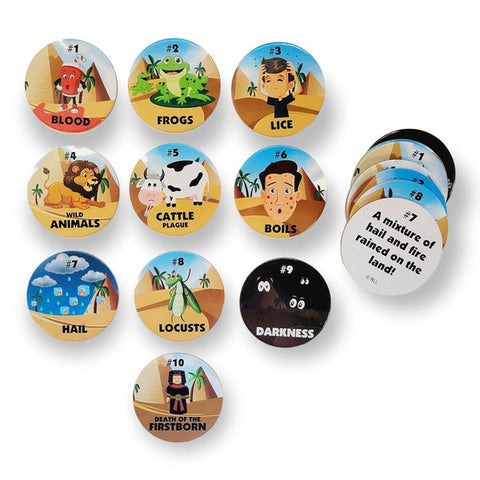 Passover Tablescatters Chipboard Plagues