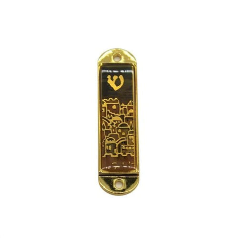 Mezuzah Reuven Masel Jerusalem Gold #RM-CM10