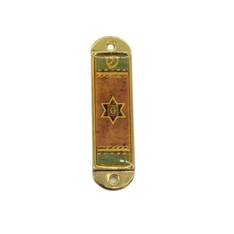 Mezuzah Reuven Masel Gold Star #RM-CM51