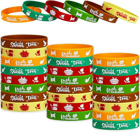 Rosh Hashanah Silicone Wristbands