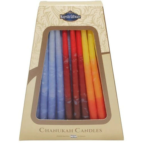 Chanukah Candles Blue/Red/Orange Item SKU: #SC-CP15