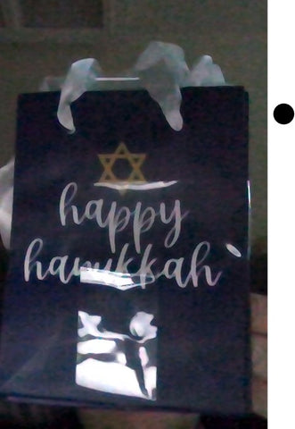 Chanukah Small Glossy Gift Bags