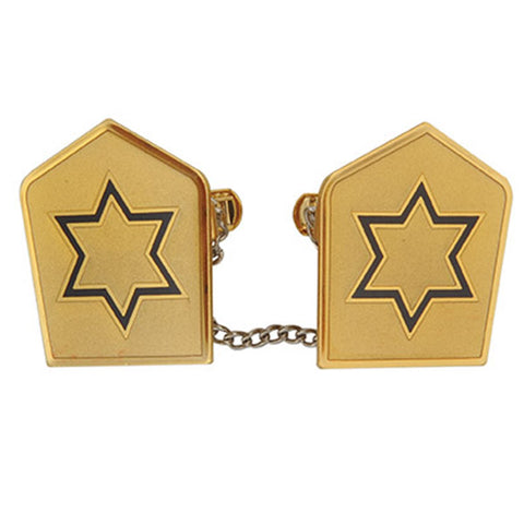 Tallit clips - Star of David- Gold TC-92G