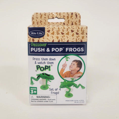 Passover Push & Pop Frogs ITEM TYPP-FROG-22