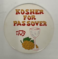 Tea Pot Ceramic Stand- "Kosher for Passover"