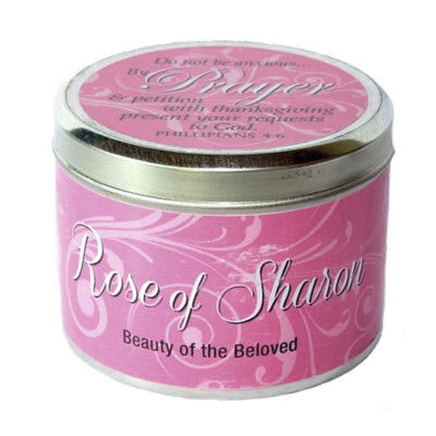 Abba Oil Candle Tin Rose of Sharon