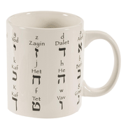 Mug Hebrew Alphabet