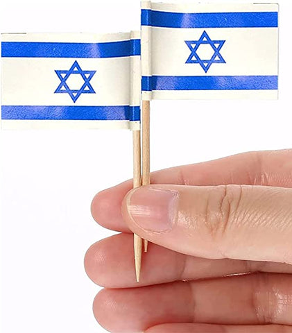 Toothpicks Israel Flag