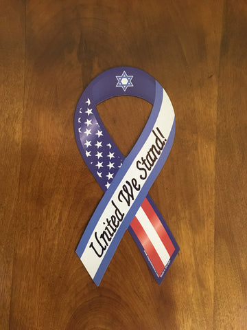 United We Stand USA/Israel Magnet -Large