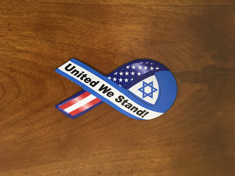 United We Stand USA/Israel Magnet - small