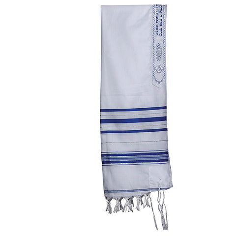 Tallit Blue and Silver TAL 55/S
