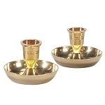 Candle Travel (pair) Brass CHT-18B