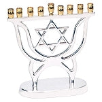 Chanukah Chanukkiah Silver-plated Brass M-462/S